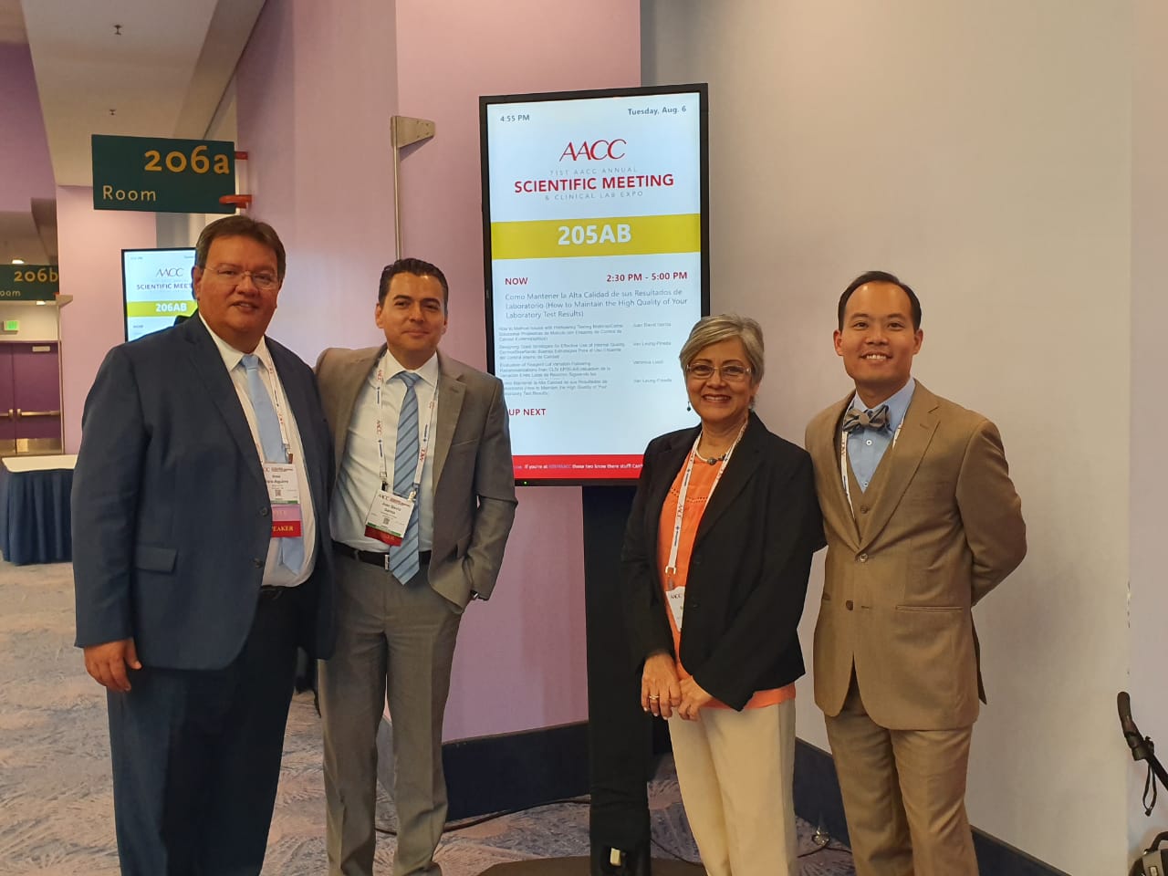 Latin America Working Group members at the AACC Annual Meeting