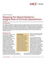 Thumbnail image of Opioid Position Statement PDF