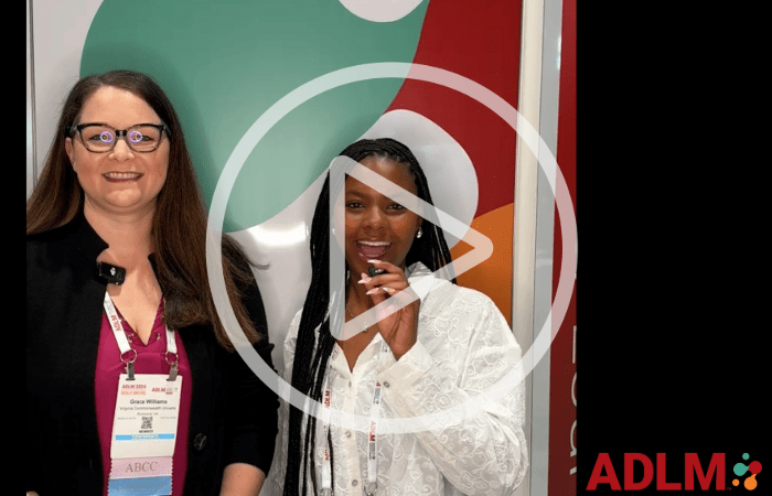 Hear from past Scholar participant - Whitley Royal, Howard University - Allied Health. Hear from ADLM’s inaugural Scholars Program participants at ADLM 2024.