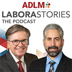 ADLM Past President Dr. Anthony Killeen and ADLM President Dr. Paul J. Jannetto