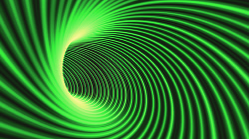 A green and black spiral pattern