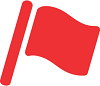 warning flag illustration