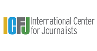 A logo that says "ICFJ International Center for Journalists"