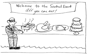 Hospital event cartoon