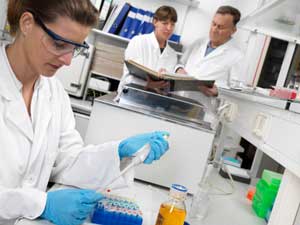 Lab technicians