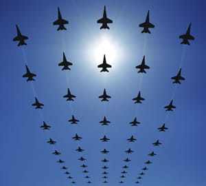 Fighter jets
