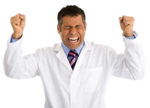 Angry doctor