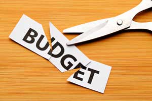 Budget cut scissors