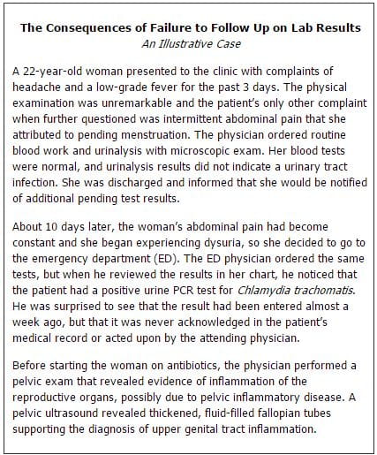 The Consequences of Failure to Follow Up on Lab Results