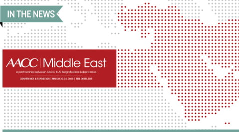 AACC Middle East, March 22-24, 2018, in Abu Dhabi, UAE